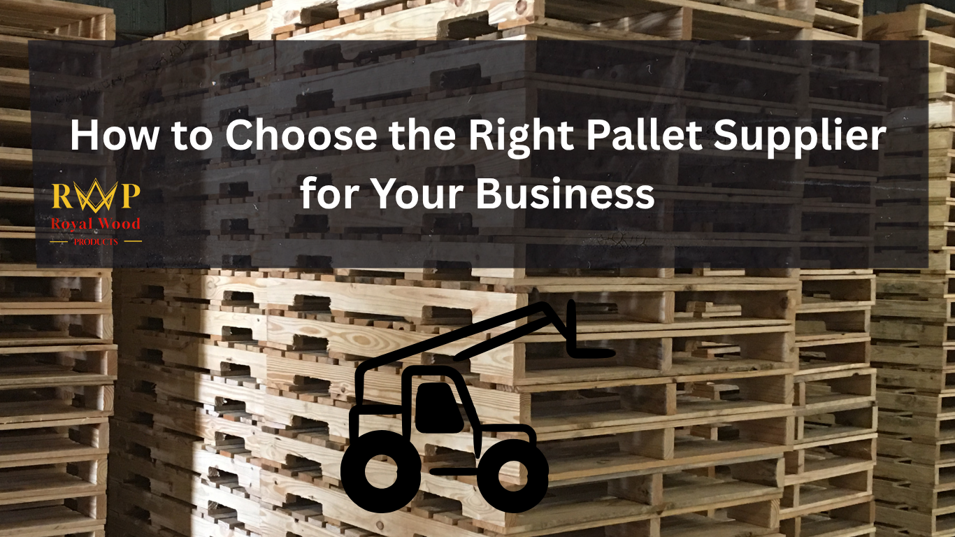 how to choose the right pallet supplier for your business.