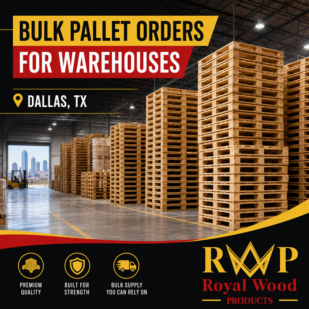 Bulk Pallet Orders for Warehouses in Dallas TX